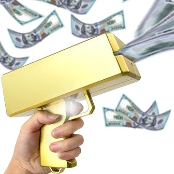 Gold Money Guns Shooter, Super Money Gun Make it Rain Toy Gun,