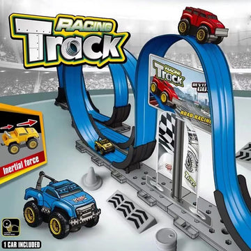 Track Racing Car, Magnetic Stunt Car, Anti-Gravity Roller Coaster