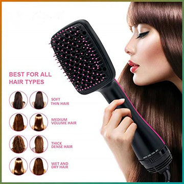 Pro Collection Salon One-step Hair Dryer, Smoothing, Ceramic, Black