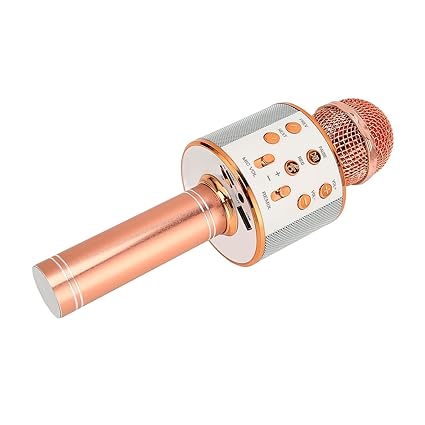 Wireless Karaoke Mic, Dual Way Connection Noise Reduction Rich Interface Wireless