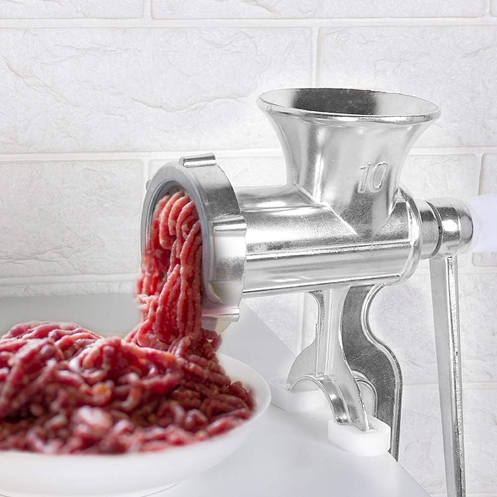 Manual Meat Grinder and Mincer - Grinding Machine for Meat and Pepper