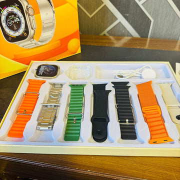 H60 Ultra 2 Smart Watch | 7 in 1 Straps | 2.1″ HD Display Screen | Health Rate Monitor